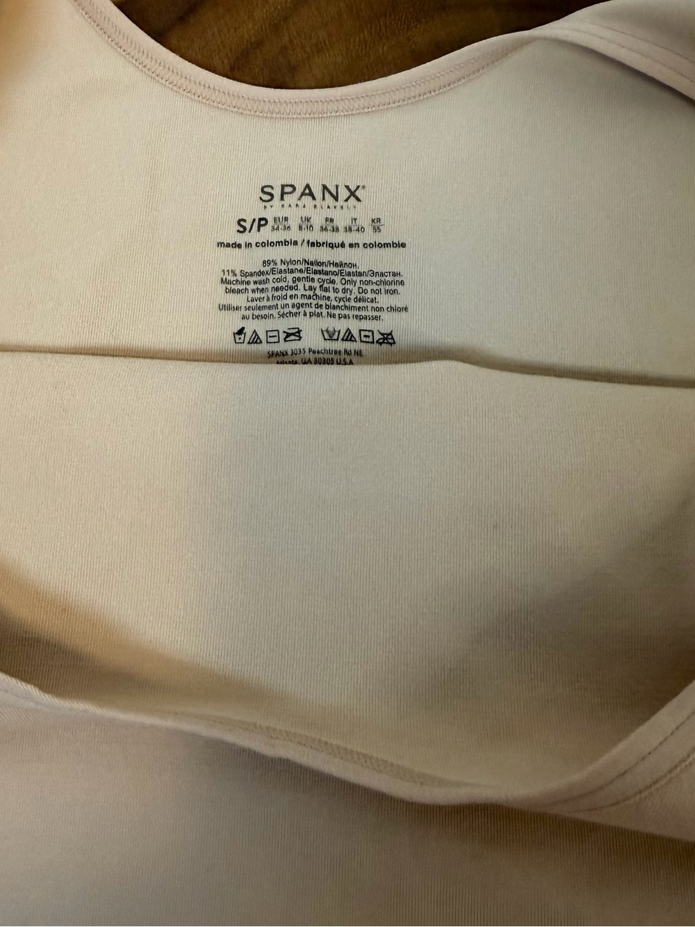 SPANX Soft Nude Seamless Tank Bodysuit Lightweight Smoothing Size Small - Picture 3 of 7